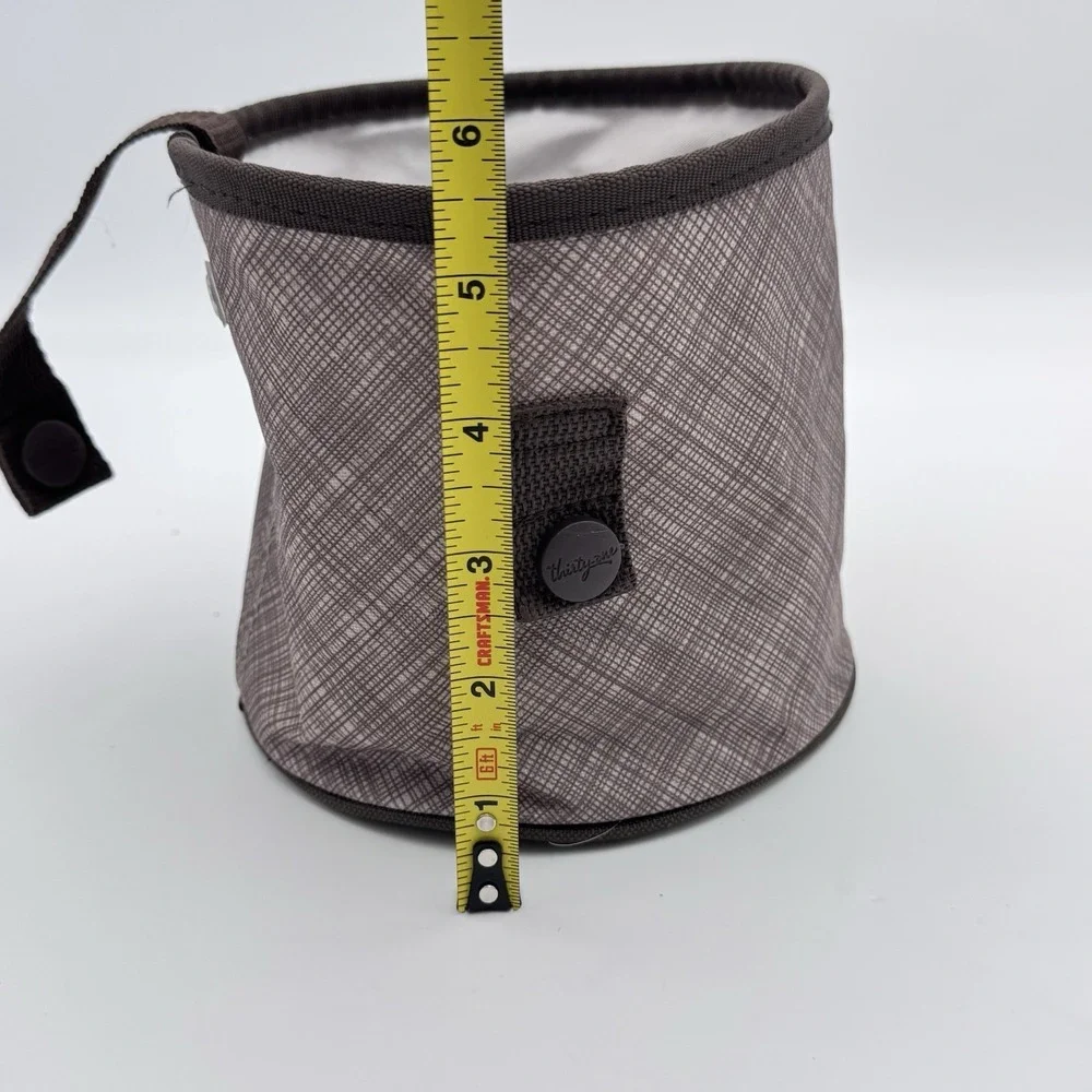 Thirty-One Oh-Snap Bin Taupe Cross Pop Retired New No Tags 31 Snap Pocket 6